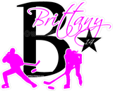 Personalized Brittany | Hockey Decals Magnets Signs