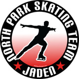 Ice Skating Male Car Decals Magnets Yard Signs