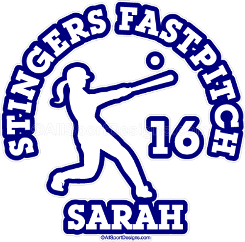 softball window stickers decals clings & magnets