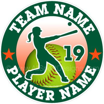 Car decals, car magnets, locker magnets, yard signs, fundraising for softball