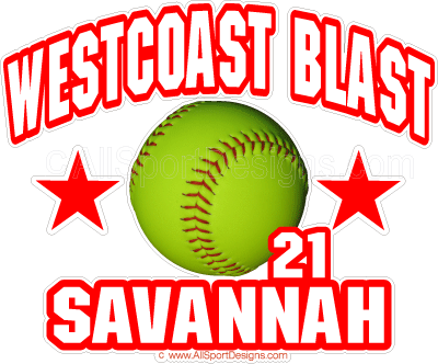softball fundraising stickers, clings, decals, magnets, yard signs
