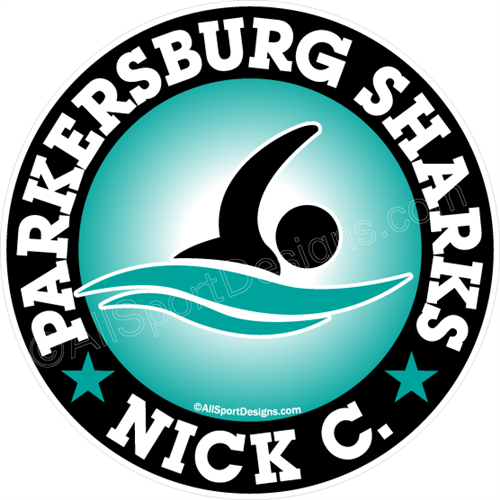 Swimming stickers decals clings & magnets