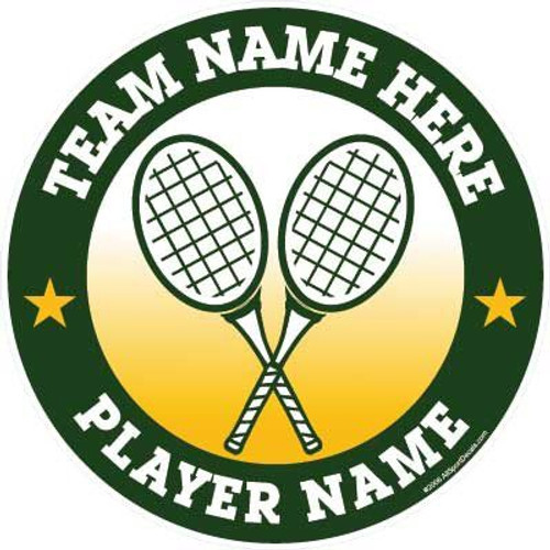 tennis window sticker decal & magnetic decal
