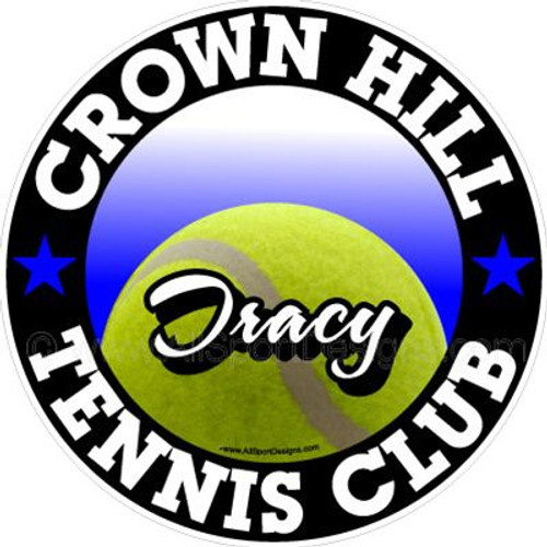 tennis window stickers decals clings & magnets