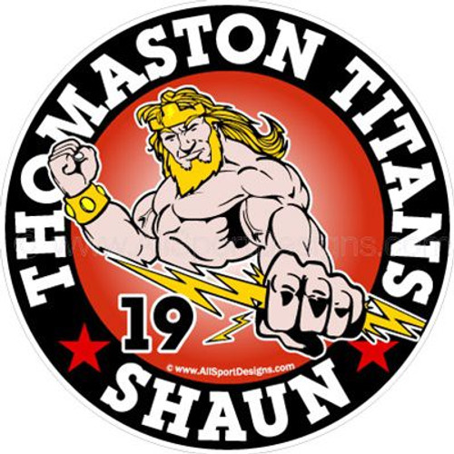 Titan Gladiator car window stickers decals clings magnets wall decals wall stickers