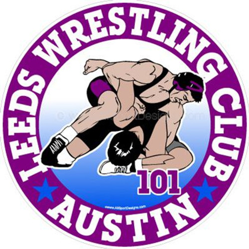 wrestling stickers decals clings & magnets