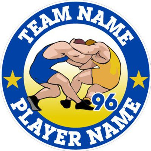 wrestling window sticker decal clings & magnets