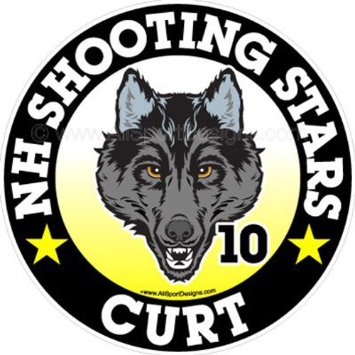 Wolf car window sticker decals & magnets