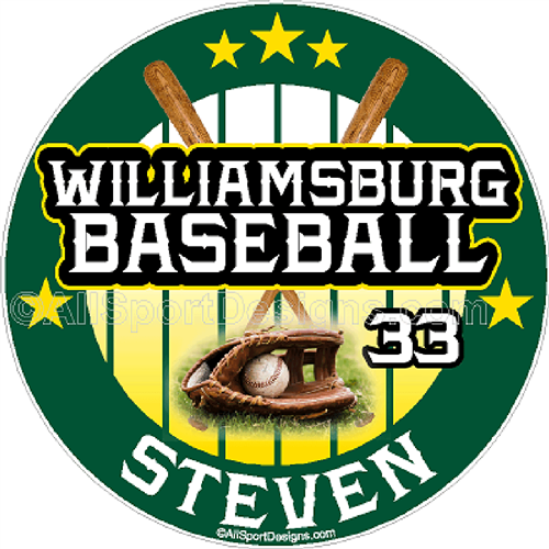 Baseball fundraising car decals, baseball car locker magnets, baseball yard signs