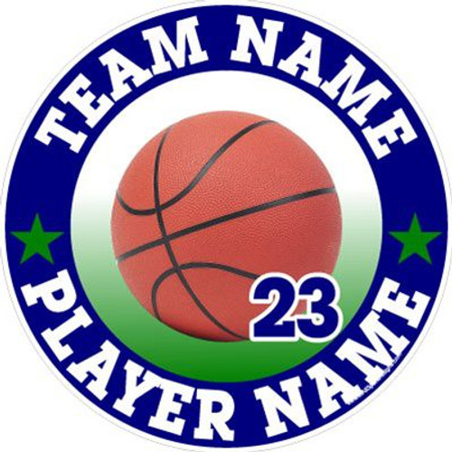 basketball car stickers clings decals & magnets