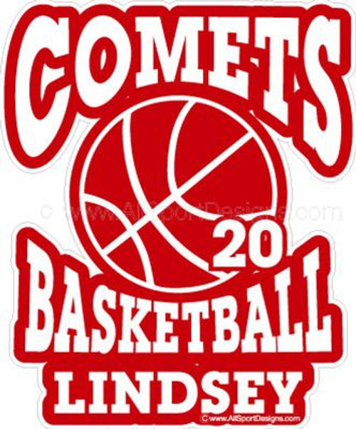basketball stickers clings decals & magnets