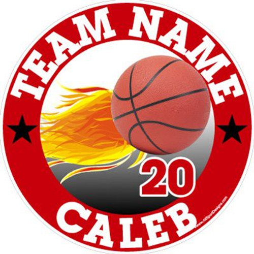 basketball car stickers clings decals & magnets