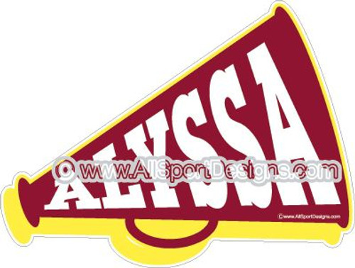 cheerleading stickers decals & magnets