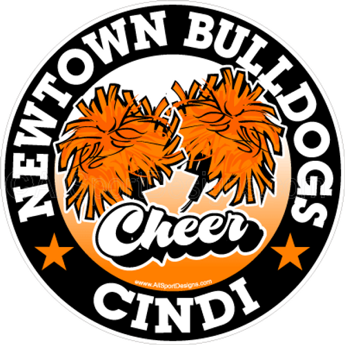 cheerleading stickers decals clings & magnets