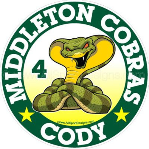 Snake Cobra Rattler stickers decals clings magnets
