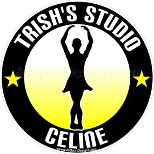 dance stickers decals clings & magnets