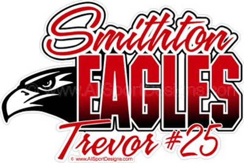 Eagle decals stickers clings magnets wall decals