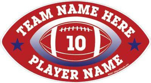 Football window stickers decals clings & magnets