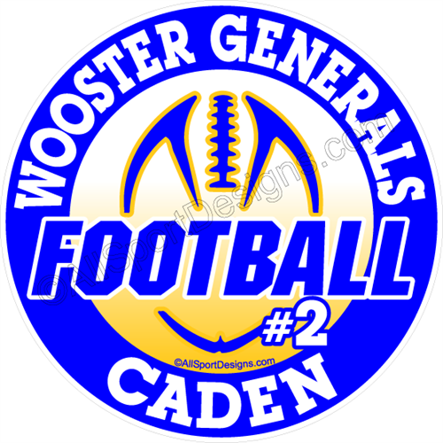 Football window stickers decals clings & magnets