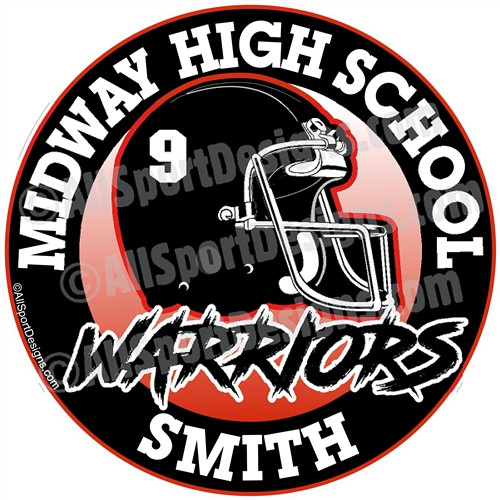 Football stickers decals magnets & Yard Signs
