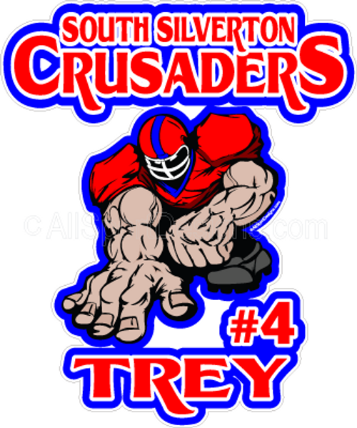 football stickers decals clings & magnets