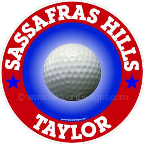golf stickers decals clings & magnets