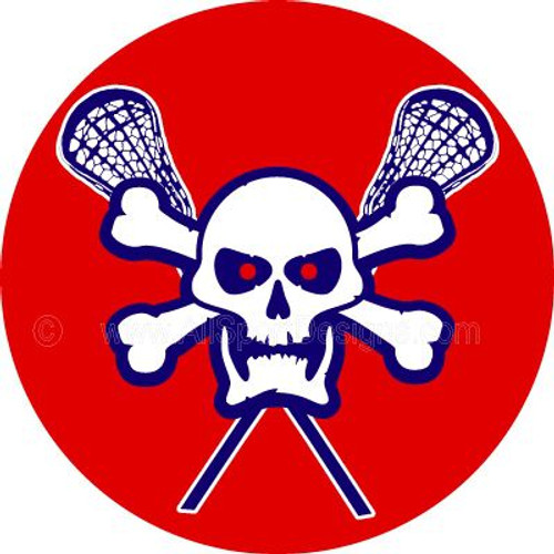 Lacrosse skull helmet reward stickers decals