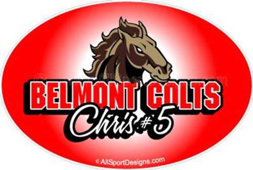 Horse car window sticker decals & magnets