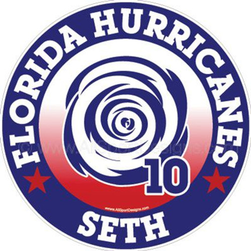 Hurricane stickers decals clings & magnets