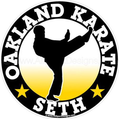 karate car window decals stickers clings magnets & wall decals