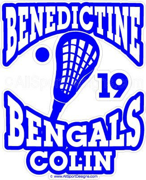 lacrosse decals stickers clings & magnets