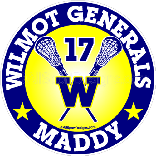 lacrosse decals stickers clings & magnets