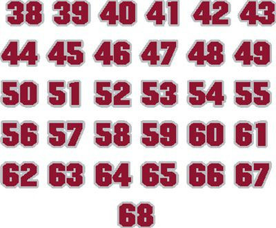 helmet sticker decals 38-68