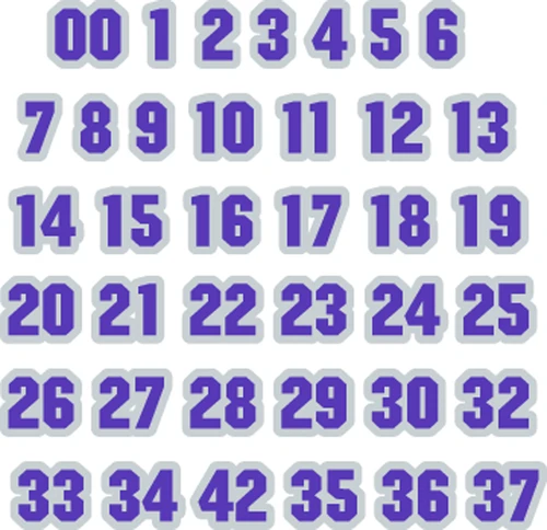 #01NMBRS51-Helmet Decal Numbers (You Choose)-2 Colors