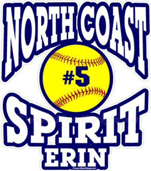 softball car window sticker decal magnet