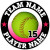 softball window stickers decals clings & magnets
