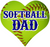 Softball DAD car stickers clings decals & magnets Softball DAD car stickers clings decals & magnets