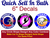 Quick Sell Bulk Fundraising and Gifts Car Sport Decals 500 pc. One Team Name Only-SOLID SHAPE 6" Decals @ .89 ea.!