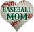 Baseball MOM car window sticker decal clings & magnets