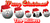 #FAMHOLIDAY100 Christmas Theme Car Window Decals Stickers Clings Magnets or Wall Decals. Choose below.