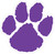 Paw Print helmet sticker decals