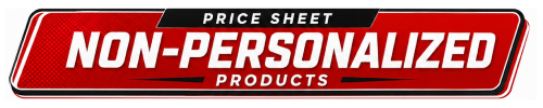 Non-Personalized products logo, great for quick fundraisers with vinyl decal stickers
