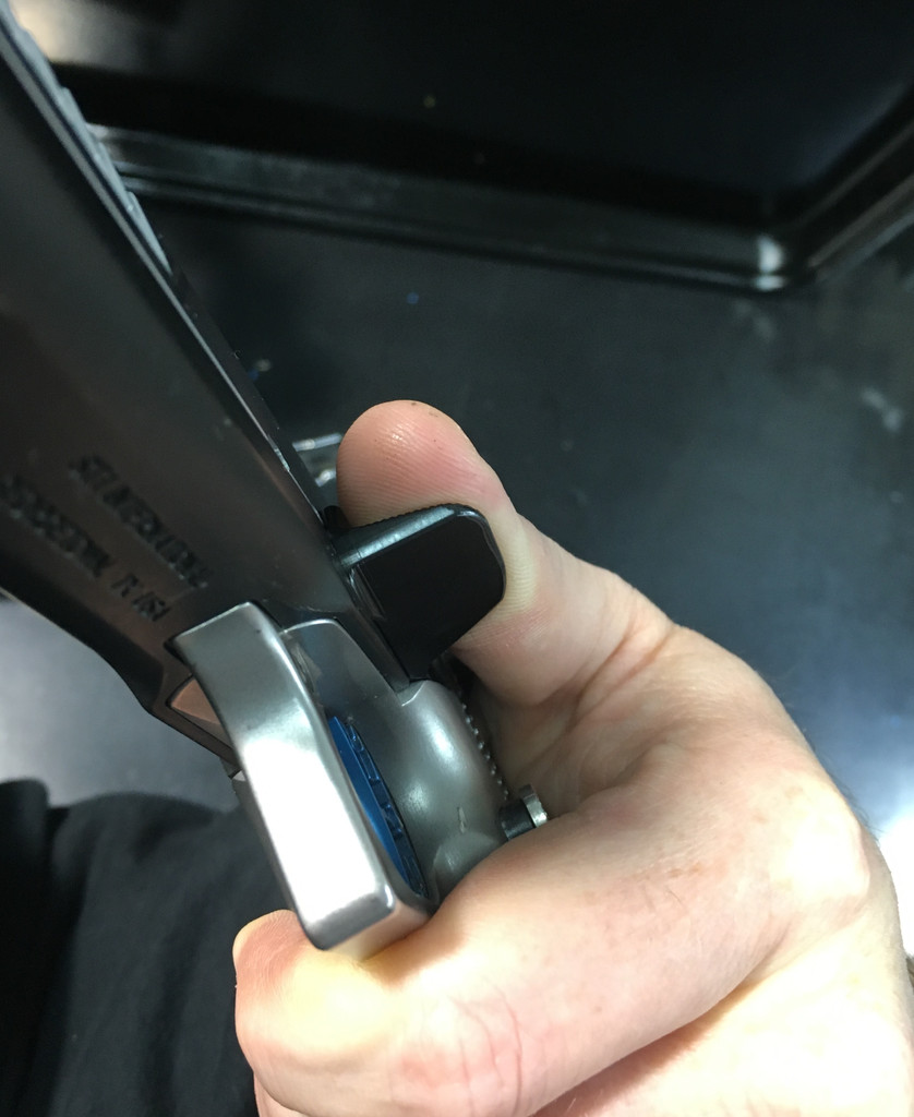 NITRO FIN 2.1, 2011 STI/SV/MPA/Prodigy Slide Lock Thumb Rest