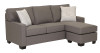 Rex Fabric Reversible Sectional Double Sofa Bed 