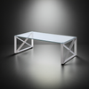 Rowan Polished Chrome Coffee Table