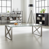 Rowan Polished Chrome Coffee Table