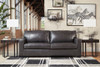 Logan Genuine Leather Sofa Grey