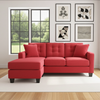 Yale Fabric Reversible Sectional Queen Sofa Bed