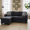 Planet Fabric Reversible Sectional