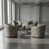 Sidney Fabric Swivel Chair